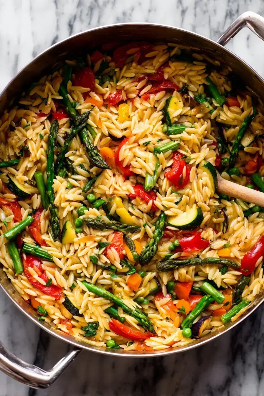 Effortless Creamy Orzo Primavera: A Fuss-Free Comfort Meal